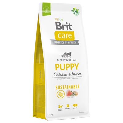 Brit Care Dog Sustainable Puppy, kurczak i insekty