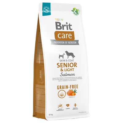 Brit Care Dog Grain-Free Senior & Light, łosoś i ziemniaki