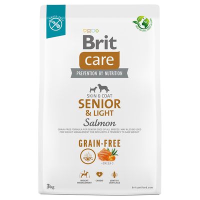 Brit Care Dog Grain-Free Senior & Light, łosoś i ziemniaki