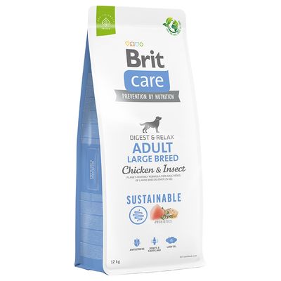 Brit Care Dog Sustainable Adult Large Breed, kurczak i insekty