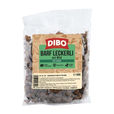DIBO BARF, przysmaki z dziczyzną