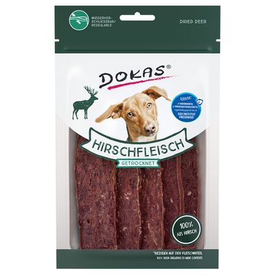 Dokas, suszone mięso z jelenia