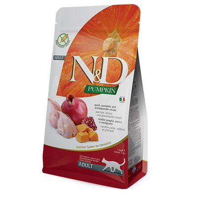 Farmina N&D Adult, przepiórka z dynią i owocem granatu