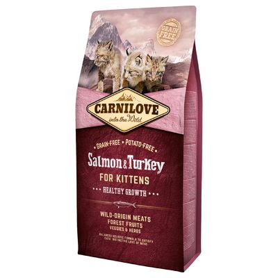 Carnilove for Kittens Healthy Growth, łosoś i indyk