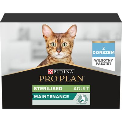Purina Pro Plan Sterilised Adult Maintenance, 10 x 75 g