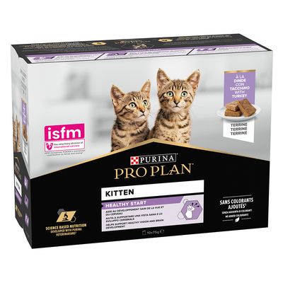 PURINA PRO PLAN Kitten Healthy Start, 10 x 75 g