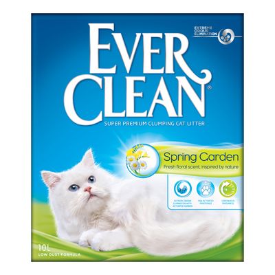 Ever Clean® Spring Garden, żwirek zbrylający się, zapach wiosennego ogrodu