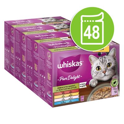 Multipak Whiskas Pure Delight saszetki 48 x 85 g