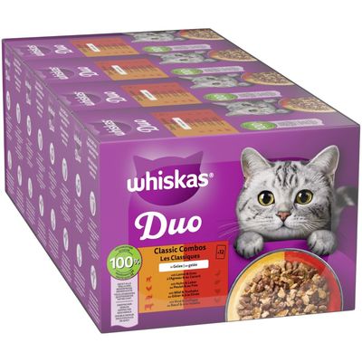 Pakiet Whiskas Duo, saszetki, 48 x 85 g