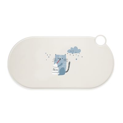 TIAKI, silikonowa podkładka pod miskę, Milky Kitty