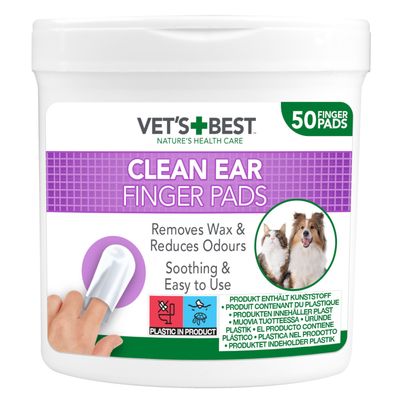 Vet's Best® Clean, płatki do czyszczenia uszu