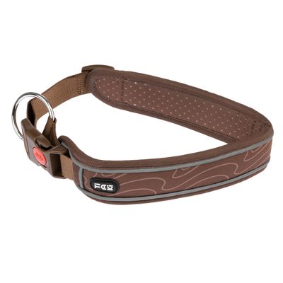TIAKI, obroża Soft & Safe, brązowa
