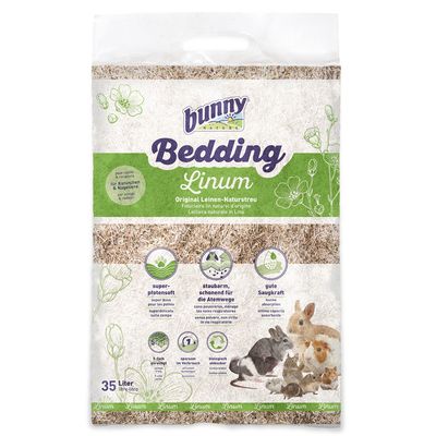 Bunny Bed o´Linum naturalna podsciółka lniana