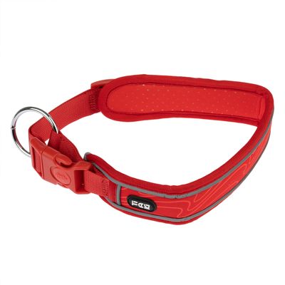 TIAKI, obroża Soft & Safe, czerwona