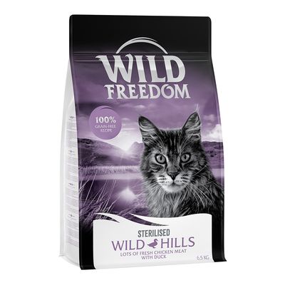 Wild Freedom Adult "Wild Hills" Sterilised, kaczka - bezzbożowa receptura