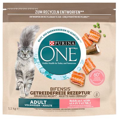 PURINA ONE Grain Free Adult, łosoś, bez zbóż