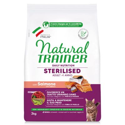 Natural Trainer Sterilised, z łososiem