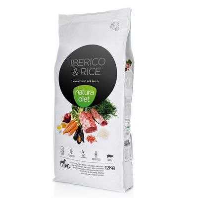 Natura Diet Adult Iberico & rice, wieprzowina iberysjka z ryżem