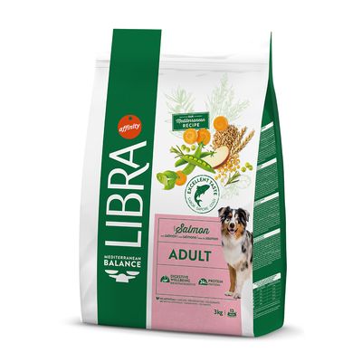 Libra Adult Dog, łosoś