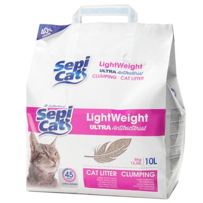 Sepicat LightWeight Ultra Antibacterial, antybakteryjny żwirek dla kota