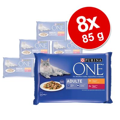 PURINA ONE, 8 x 85 g