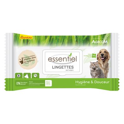 Essentiel, chusteczki nawilżane z aloesem