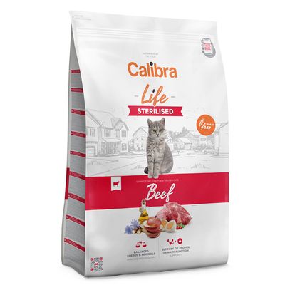 Calibra Cat Life Sterilised, wołowina