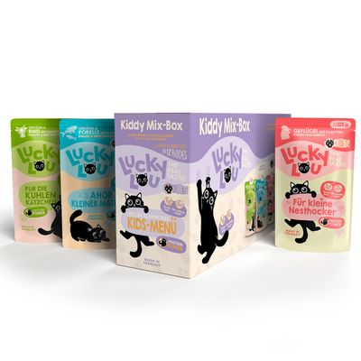 Lucky Lou Kitten Mix, 12 x 125 g