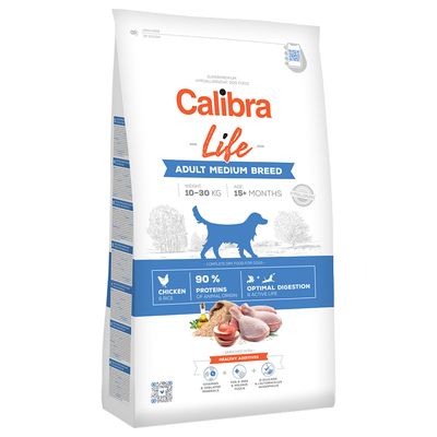 Calibra Dog Life Adult Kurczak dla psów średnich ras