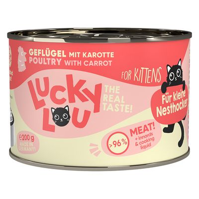 Lucky Lou Lifestage Kitten, 6 x 200 g