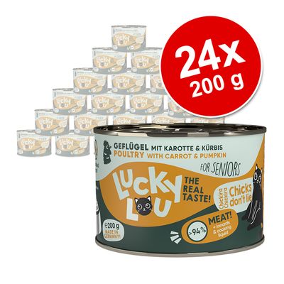 Korzystny pakiet Lucky Lou Senior, 24 x 200 g