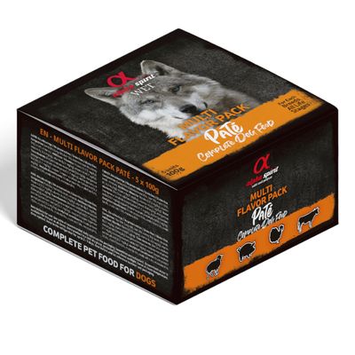 Alpha spirit multi-flavour box dla psów
