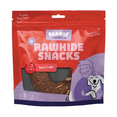 Braaaf Donut jagnięcina, dorsz dla psów