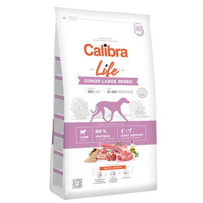 Calibra Dog Life Junior Jagnięcina dla dużych ras