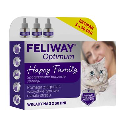 Feliway® Optimum, flakony uzupełniające do dyfuzora