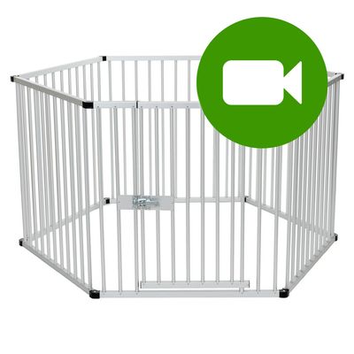Kojec dla szczeniąt z aluminium