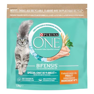 PURINA ONE Cat 11 lat i starsi kurczak, pełnoziarnista
