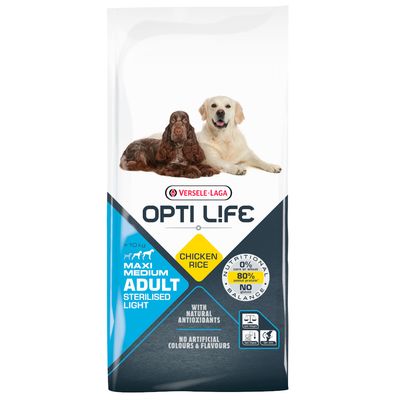 Opti Life Adult Sterilised Light Medium & Maxi dla psów