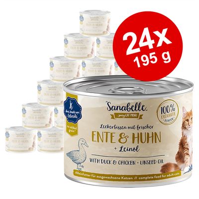 Korzystny pakiet Sanabelle All Meat, 24 x 195 g