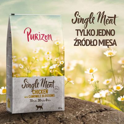 Purizon Single Meat, kurczak z kwiatami rumianku