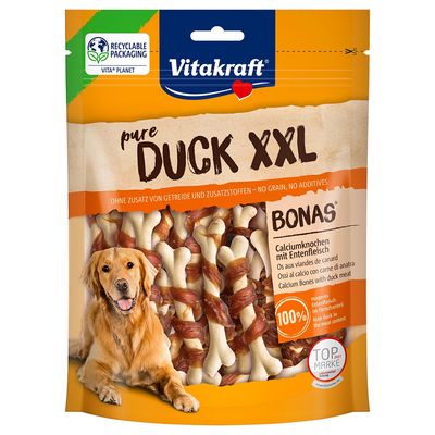 Vitakraft pure DUCK XXL Bonas kości z wapniem, kaczka