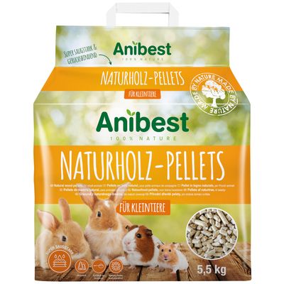 Anibest Naturholz Pellets, podłoże dla małych zwierząt