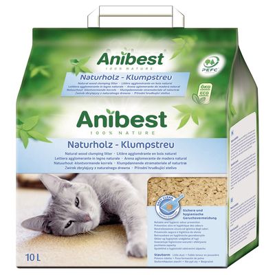Anibest Naturholz żwirek dla kota