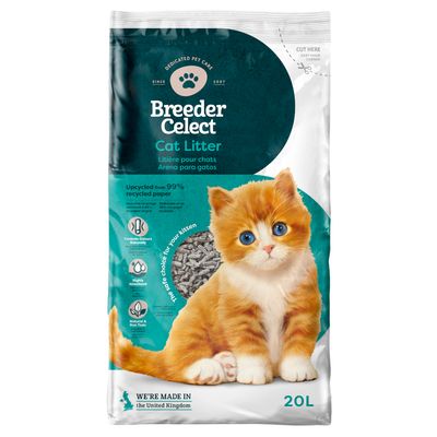 Breeder Celect, żwirek z papieru dla kota