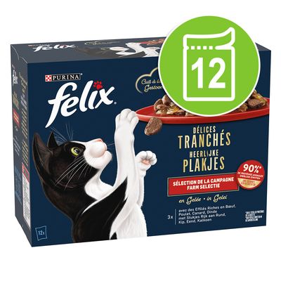 Felix Deliciously Sliced w galarecie, 12 x 80 g