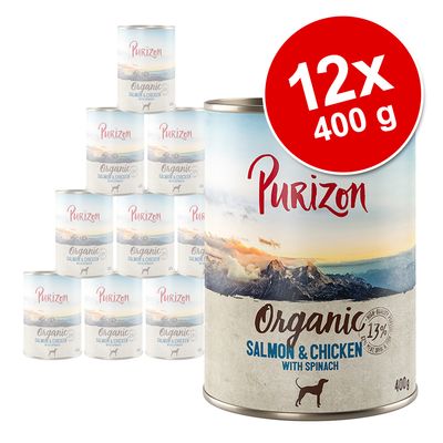 Korzystny pakiet Purizon Organic, 12 x 400 g