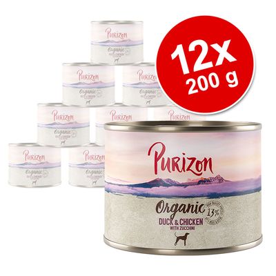 Korzystny pakiet Purizon Organic, 12 x 200 g