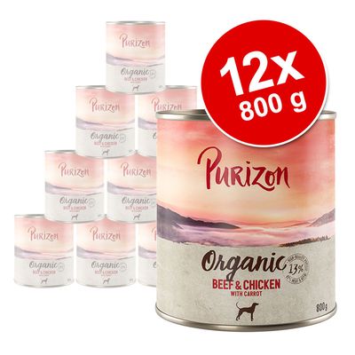 Korzystny pakiet Purizon Organic, 12 x 800 g