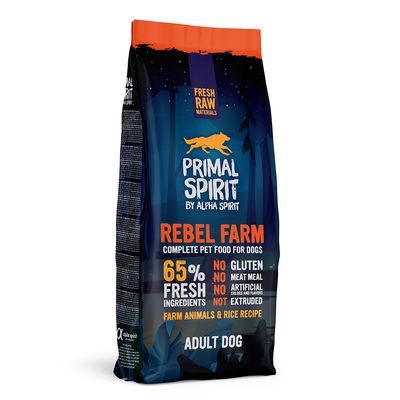 Primal Spirit 65% Rebel Farm karma dla psów