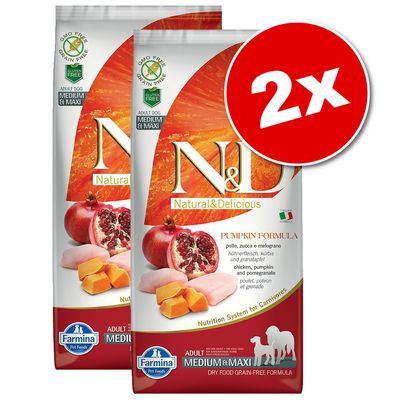 Farmina N&D opakowanie 2 x 12 kg dla psów